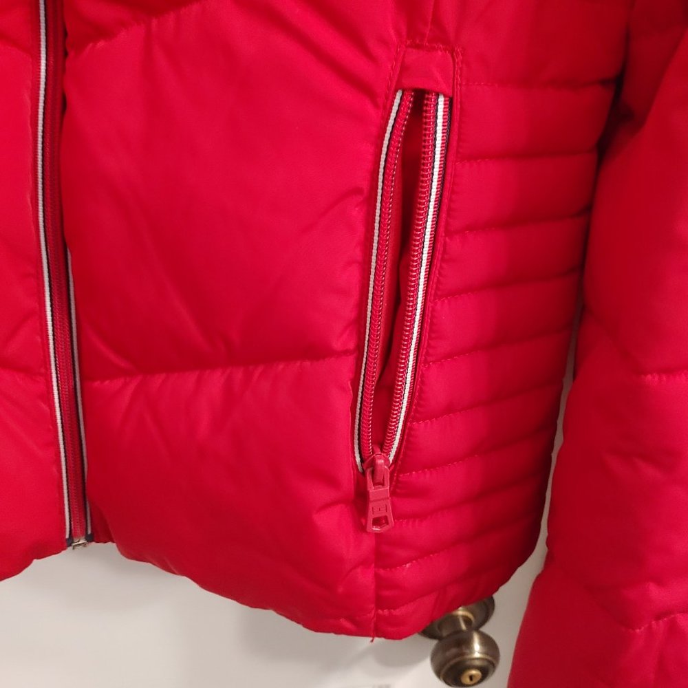 Red Puffer Coat - Picture 3 of 8